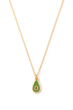 Load image into Gallery viewer, Avocado Charm Necklace