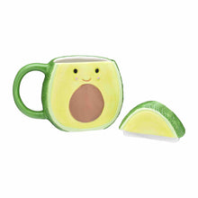 Load image into Gallery viewer, Avocado-Shaped Mug with Lid