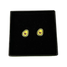 Load image into Gallery viewer, Avocado Heart-Shaped Pit Stud Earrings