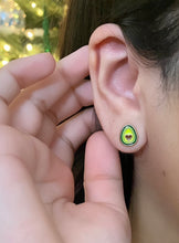Load image into Gallery viewer, Avocado Heart-Shaped Pit Stud Earrings