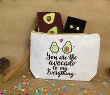 Load image into Gallery viewer, "Avocado To My Everything" Makeup Bag