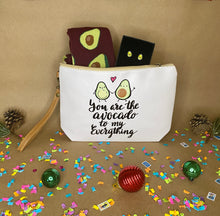 Load image into Gallery viewer, "Avocado To My Everything" Makeup Bag