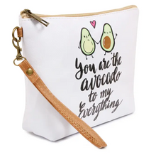 Load image into Gallery viewer, "Avocado To My Everything" Makeup Bag