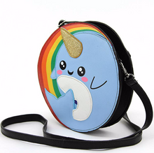 Load image into Gallery viewer, Narwhal Rainbow Crossbody Bag