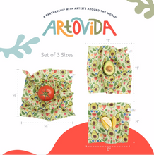 Load image into Gallery viewer, Avocado Beeswax Wrap Set