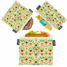 Load image into Gallery viewer, Avocado-Themed Sandwich & Snack Baggie Set