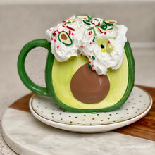 Load image into Gallery viewer, Avocado-Shaped Mug with Lid