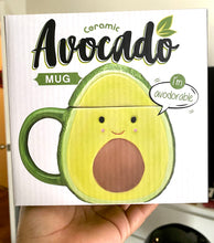 Load image into Gallery viewer, Avocado-Shaped Mug with Lid