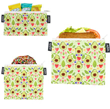 Load image into Gallery viewer, Avocado-Themed Sandwich & Snack Baggie Set