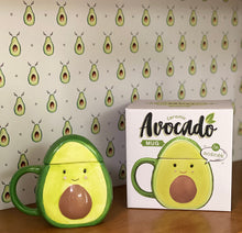 Load image into Gallery viewer, Avocado-Shaped Mug with Lid