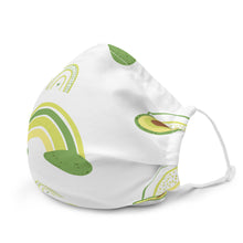 Load image into Gallery viewer, Avocado Rainbow Reusable Face Mask