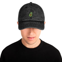 Load image into Gallery viewer, Avocado Embroidered Vintage Hat
