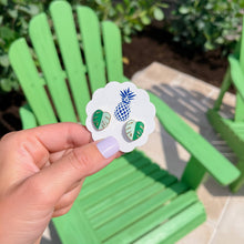 Load image into Gallery viewer, Monstera Leaf Stud Earrings
