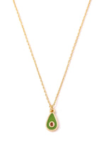 Load image into Gallery viewer, Avocado Charm Necklace
