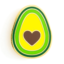 Load image into Gallery viewer, Avocado Heart-Pit Pin
