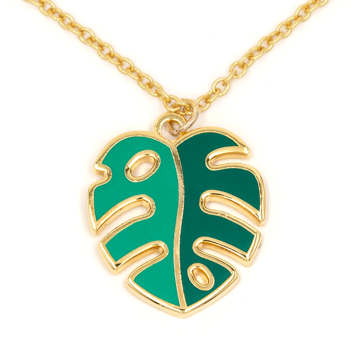 Monstera Leaf Necklace