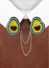 Load image into Gallery viewer, Avocado Collar Chain Brooch
