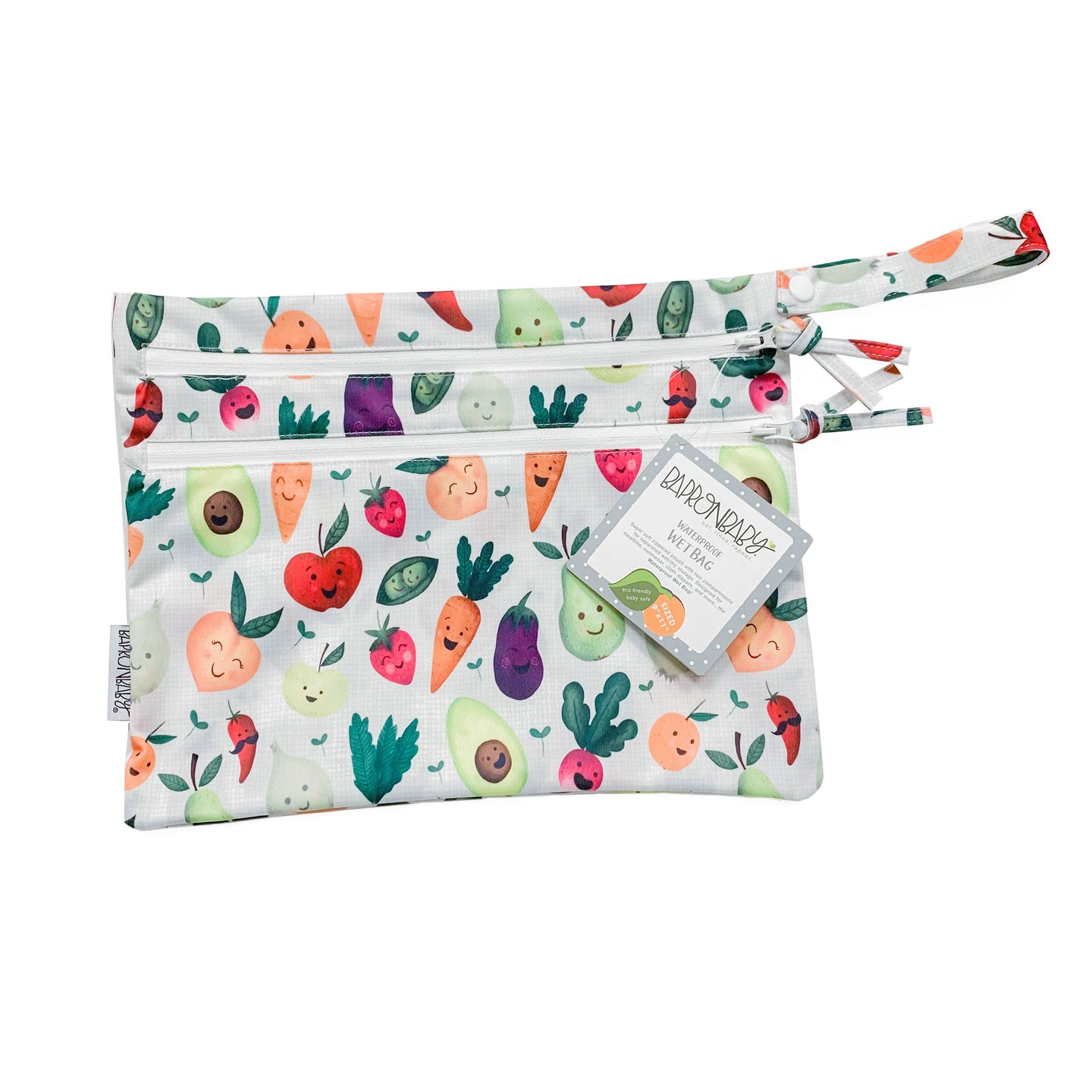 Avocado & Veggies Waterproof Wet Bag