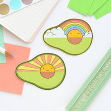 Load image into Gallery viewer, Avocado Rainbow Sticker
