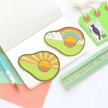Load image into Gallery viewer, Avocado Sunrise Sticker
