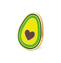 Load image into Gallery viewer, Avocado Heart-Pit Pin
