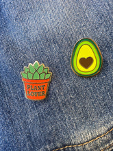 Load image into Gallery viewer, Avocado Heart-Pit Pin
