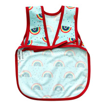 Load image into Gallery viewer, Rainbow Caterpillar Baby Bapron
