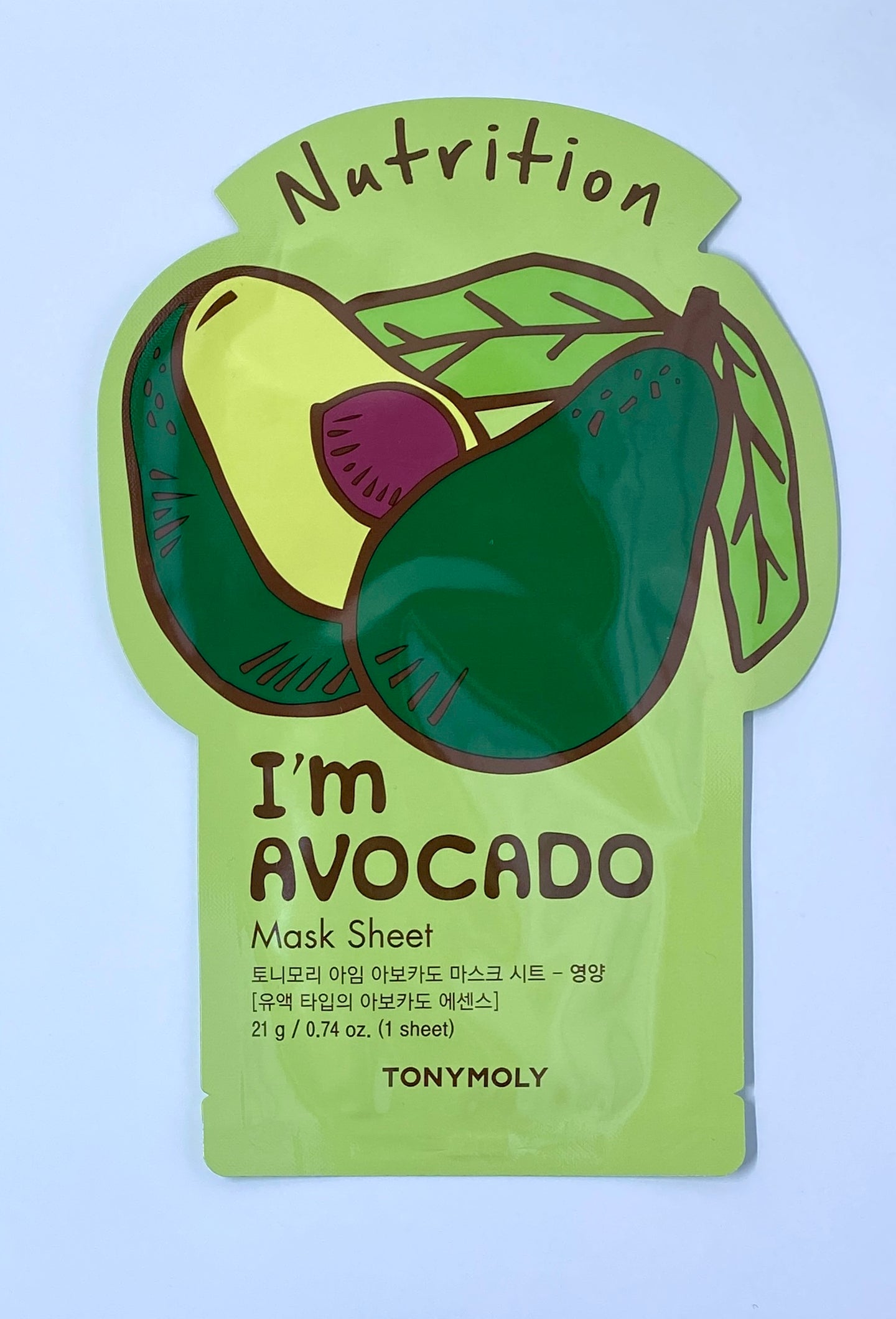 I'm Real Avocado [Tony Moly] Face Sheet Mask