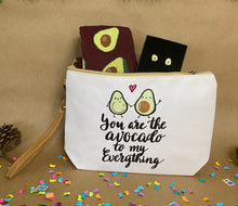Load image into Gallery viewer, &quot;Avocado To My Everything&quot; Makeup Bag
