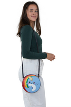 Load image into Gallery viewer, Narwhal Rainbow Crossbody Bag
