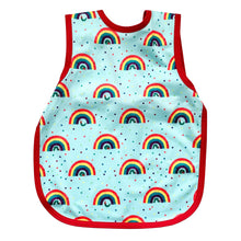 Load image into Gallery viewer, Rainbow Caterpillar Baby Bapron
