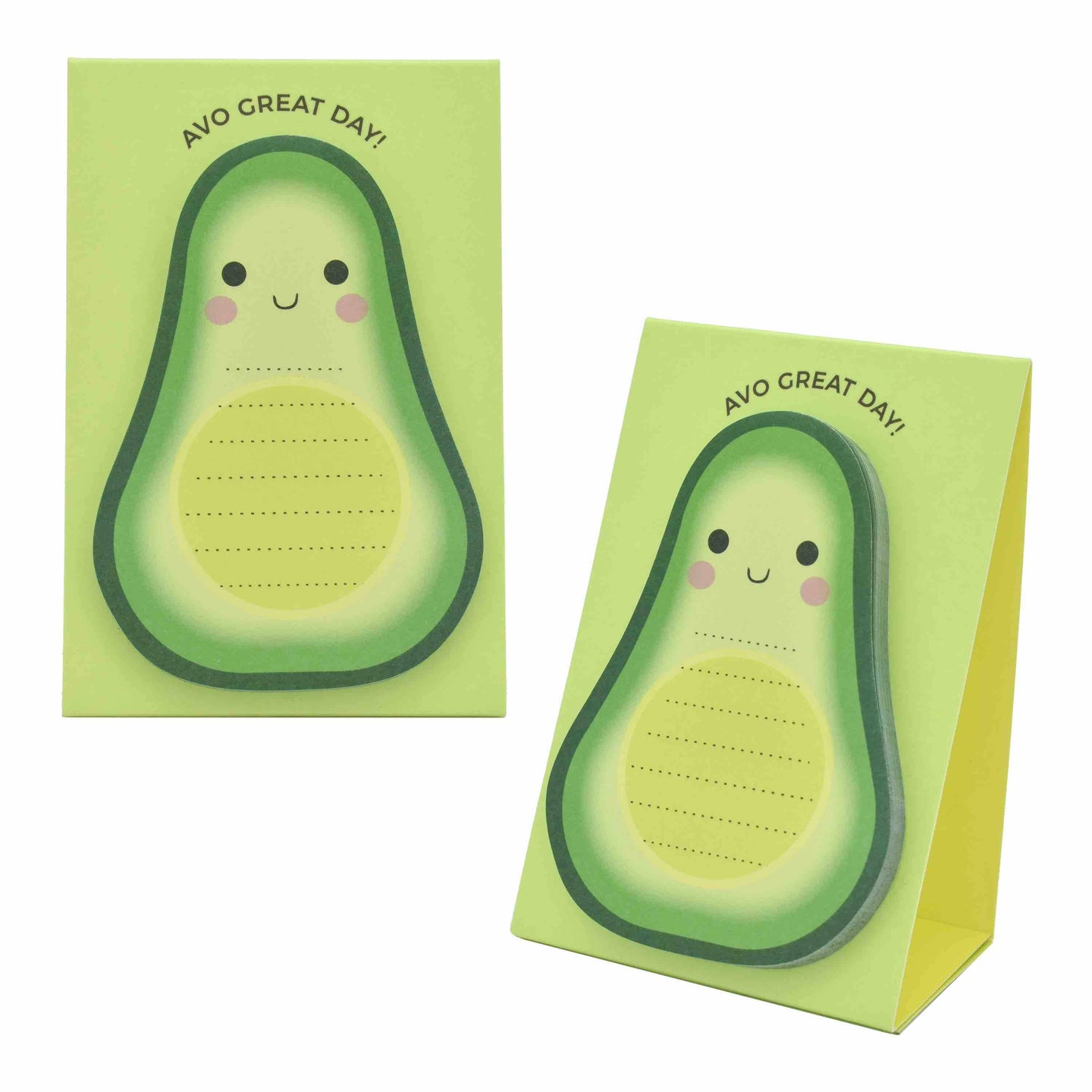 Avocado Pop-Up Sticky Notes