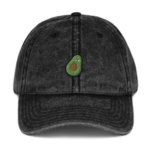 Load image into Gallery viewer, Avocado Embroidered Vintage Hat
