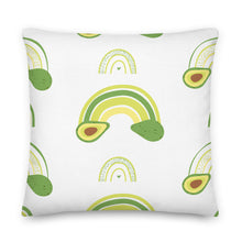 Load image into Gallery viewer, Avocado Rainbow Pillow
