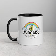 Load image into Gallery viewer, Avocado Wonder Mug with Color Inside
