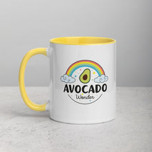 Load image into Gallery viewer, Avocado Wonder Mug with Color Inside
