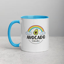 Load image into Gallery viewer, Avocado Wonder Mug with Color Inside
