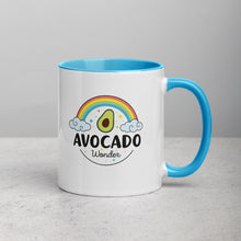 Load image into Gallery viewer, Avocado Wonder Mug with Color Inside
