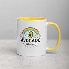 Load image into Gallery viewer, Avocado Wonder Mug with Color Inside
